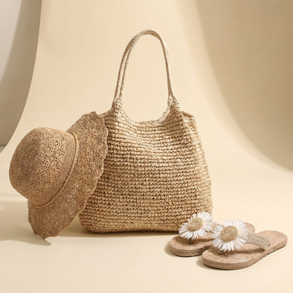 Bolso y Sandalias a Juego con Sombrero GRATIS